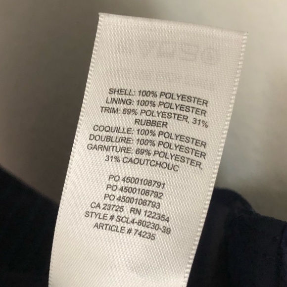 RELISTING SOON: Wilfred Luella Smocked Navy Blue Mini Dress - Picture 14 of 16